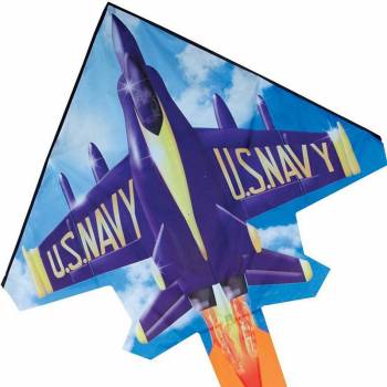 2D Jet Kite 53" Blue Angel Kite (PMR41903)