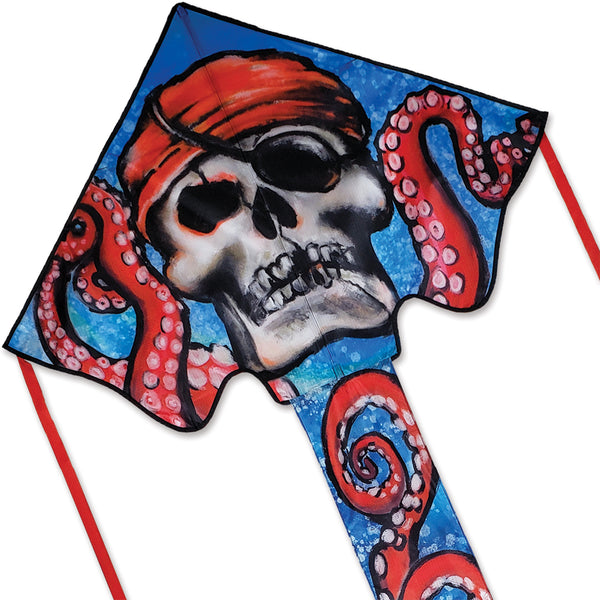 Pirate Octopus Large Easy Flyer Kite (PMR44025)