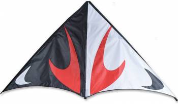 Black and Red 80" Travel Delta Kite (PMR60035)