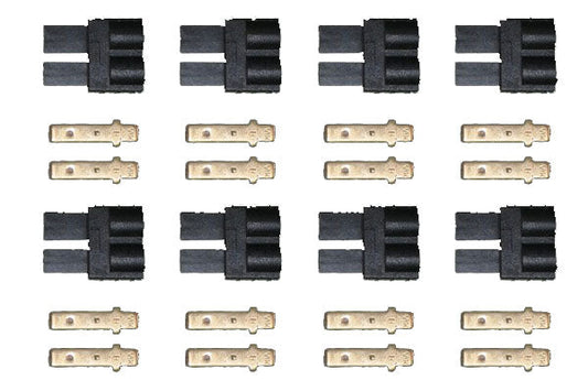 Traxxas-Style Male Connectors (8) (PRGACCTXM)
