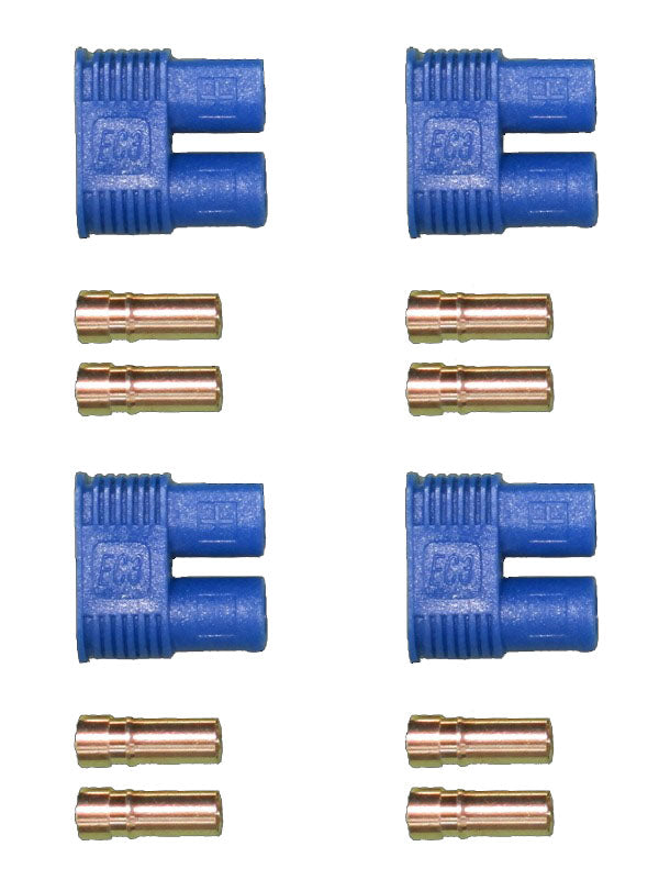 EC3 Male Connectors (4) (PRGACEC3M)
