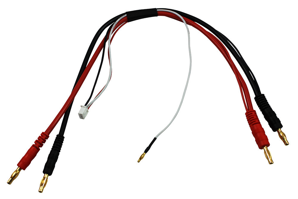4mm 2S Hard-Pack LiPo Charge Cable (PRGACHPC)