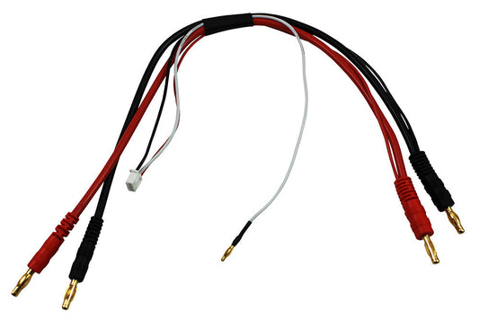 4mm 2S Hard-Pack LiPo Charge Cable (PRGACHPC)