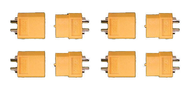 XT60 Female Connectors (8) (PRGACXT60F)