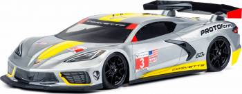 Chevrolet Corvette C8 Clear Body for 190mm Touring Car (PRM157425)