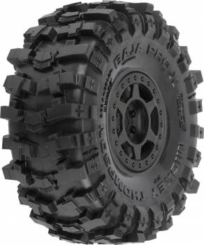 Baja Prox G8 1.9" Mounted on 12mm Black Holcomb Wheels, Front or Rear (2) (PRO1021310)