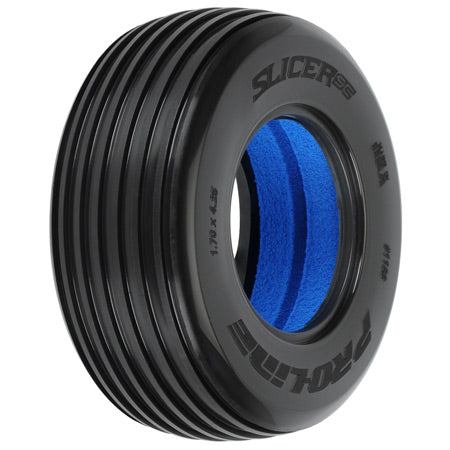 Slicer SC 3.0 2.2" M3 Tires, Front for Traxxas Slash, Slash 4x4, Team Associated SC10 (2) (PRO116802)