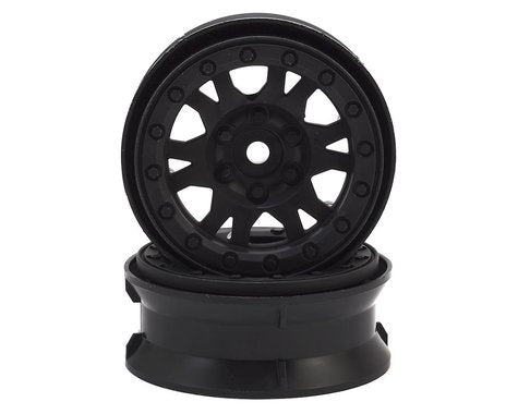 Impulse 1.9" Black Bead-Loc Wheels with 12mm Hex for 1/10 Rock Crawler (2) (PRO276903)