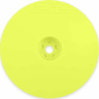 Velocity Narrow 2.2" Hex Carpet Front Yellow Wheels (2) (PRO277802)