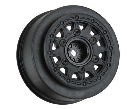 Raid 2.2/3.0 SCT Black Wheels with 12mm Hex for 1/10 Short Course Truck (2) (PRO278503)