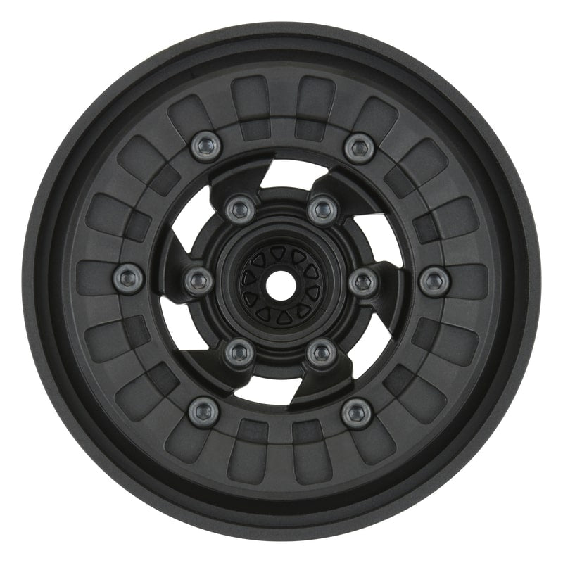 Vice Crushlock 2.6" Black Wheels with 12mm Hex for 1/10 Rock Crawler (2) (PRO278903)