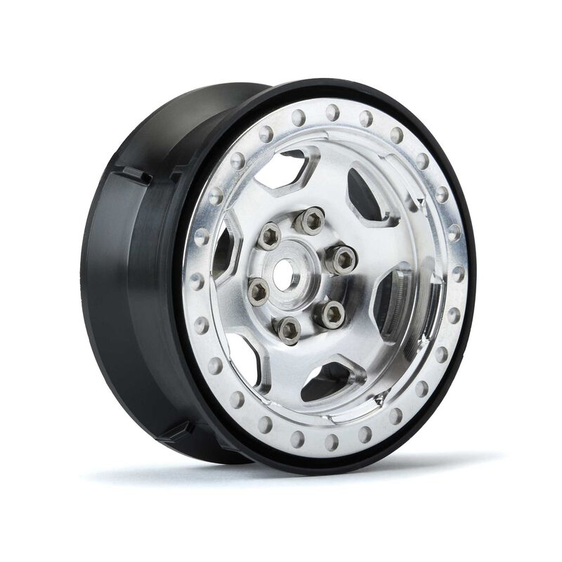 Crestline 1.9" Aluminum Bead-Loc Wheels, Front or Rear for Rock Crawlers (2) (PRO279100)