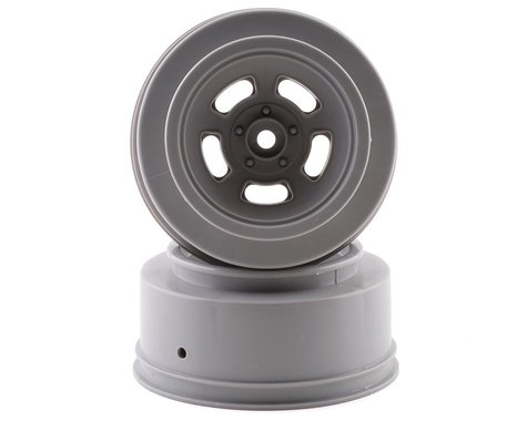 Slot Mag Drag Spec 2.2/3.0 SCT Stone Gray Wheels with 12mm Hex for 1/10 Drag Racing Rear (2) (PRO279305)