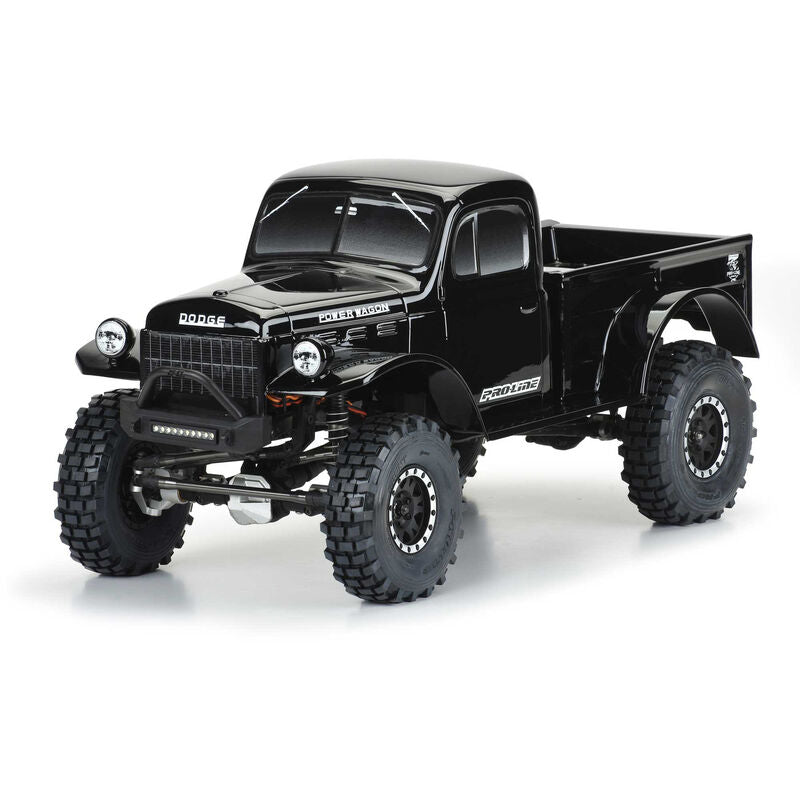 1946 Dodge Power Wagon Black Body for 12.3" Crawlers (PRO349918)