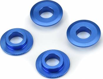 1/5 Billet Adapter Washer Aluminum, Blue, Front or Rear (4) (PRO637900)