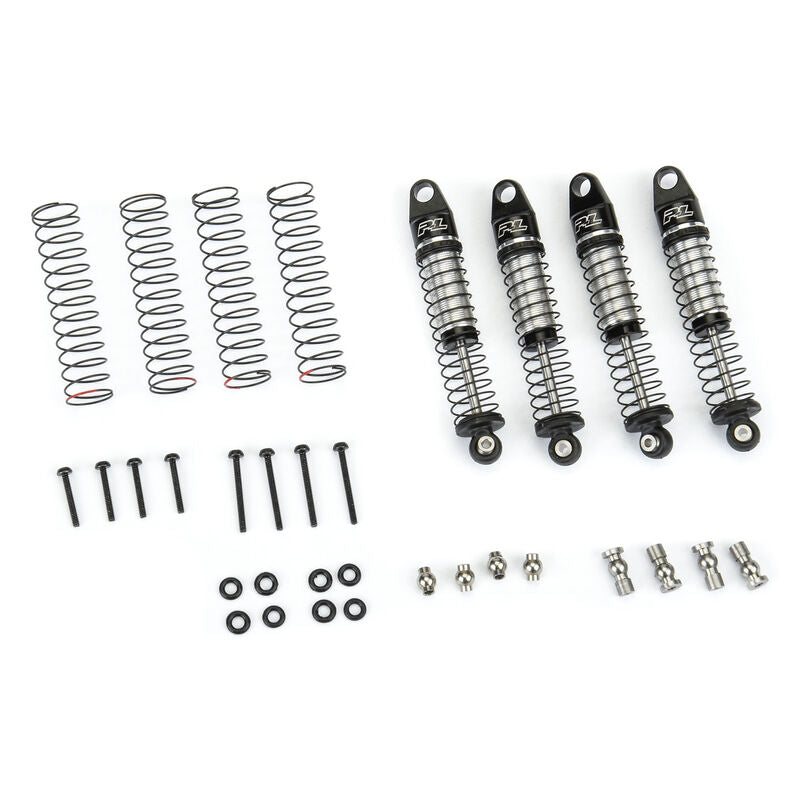 1/24 Big Bore Scaler Shocks 50mm for Axial SCX24, AX24 (4) (PRO639100)