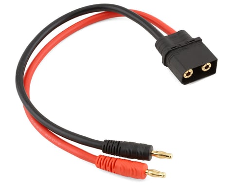 Male QS8 to 4mm Banana Plug Heavy Duty Charge Lead (PTK5355)