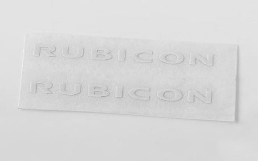 Front Hood Logo, White for 1/18 Gelande II RTR with Black Rock Body (RC4VVVC0577)