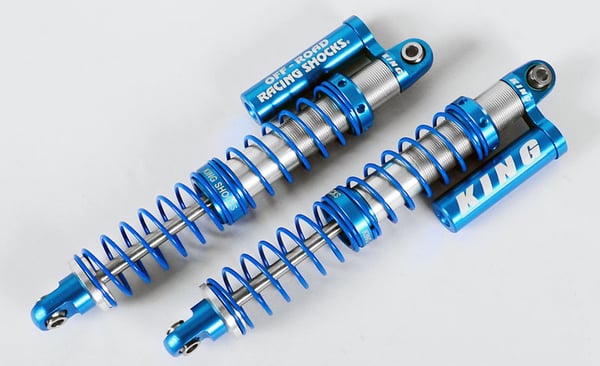 King Off-Road Scale Piggyback Shocks with Faux Reservoir, 100mm (RC4ZD0031)
