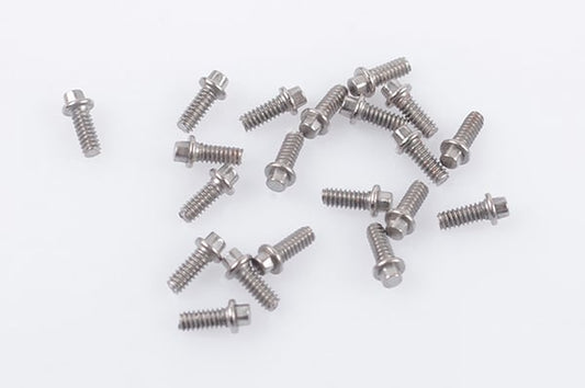 Miniature Scale Hex Bolts 1.6x4mm, Silver (RC4ZS1124)
