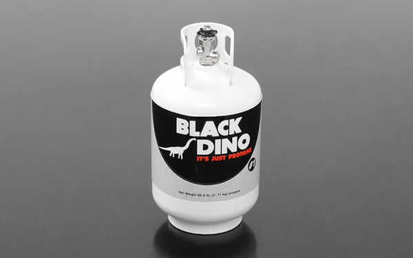 Black Dino 1/10 Aluminum Propane Tank (RC4ZS1613)