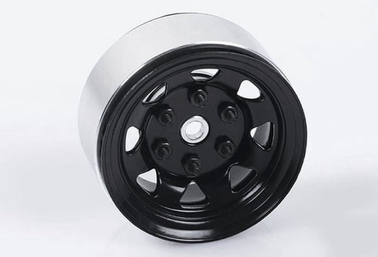 Stamped Steel 1.55" Stock Black Beadlock Wheels (RC4ZW0036)
