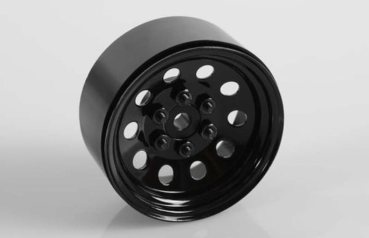 Pro10 1.9" Steel Stamped Beadlock Wheel, Black (RC4ZW0074)