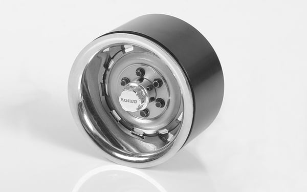 Rally 1.9" Beadlock Wheels, Silver (RC4ZW0257)