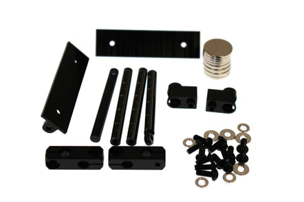 Aluminum Magnetic Body Mount Set for 1/10 Drift Cars, Full Post, Black (RCE1032)