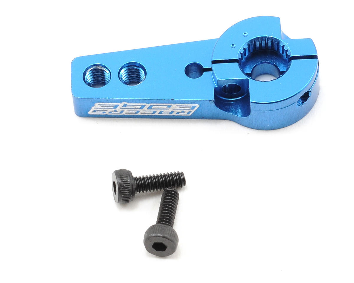 Aluminum Pro Adjustable Single Arm Hitec Servo Horn, Blue (RCE10384B)
