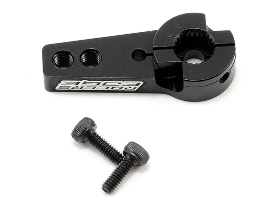 Aluminum Pro Adjustable Single Arm Hitec Servo Horn, Black (RCE10384BK)