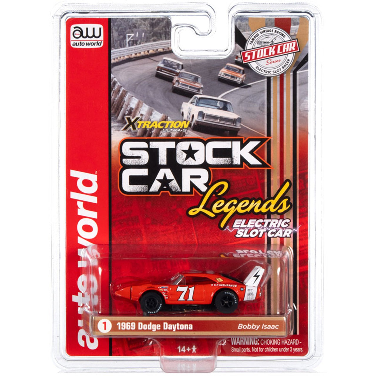 Xtraction 1969 Dodge Daytona Bobby Isaac Stock Car Legends HO Slot Car (RDZSC355ISAAC)