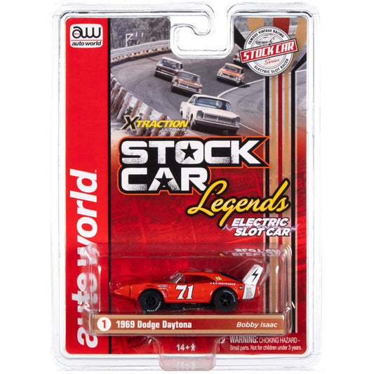 Xtraction 1969 Dodge Daytona Bobby Isaac Stock Car Legends HO Slot Car (RDZSC355ISAAC)