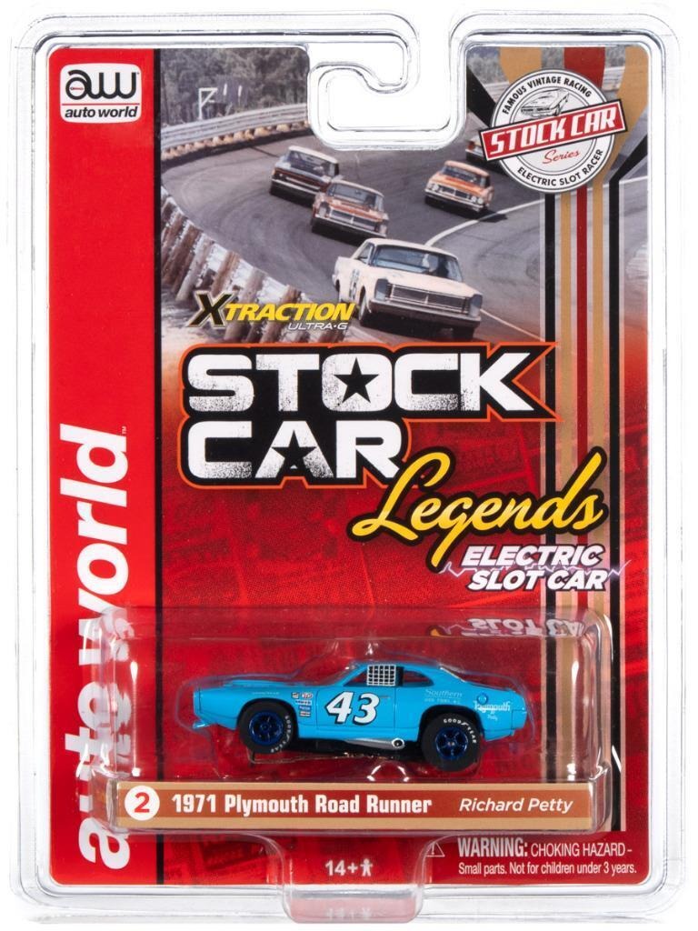 Xtraction 1971 Plymouth Road Runner Richard Petty HO Slot Car (RDZSC355PETTY)