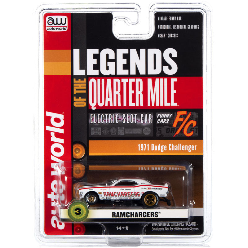 4Gear Ramchargers 1970 Dodge Challenger Funny Car HO Slot Car (RDZSC356RAMCHA)