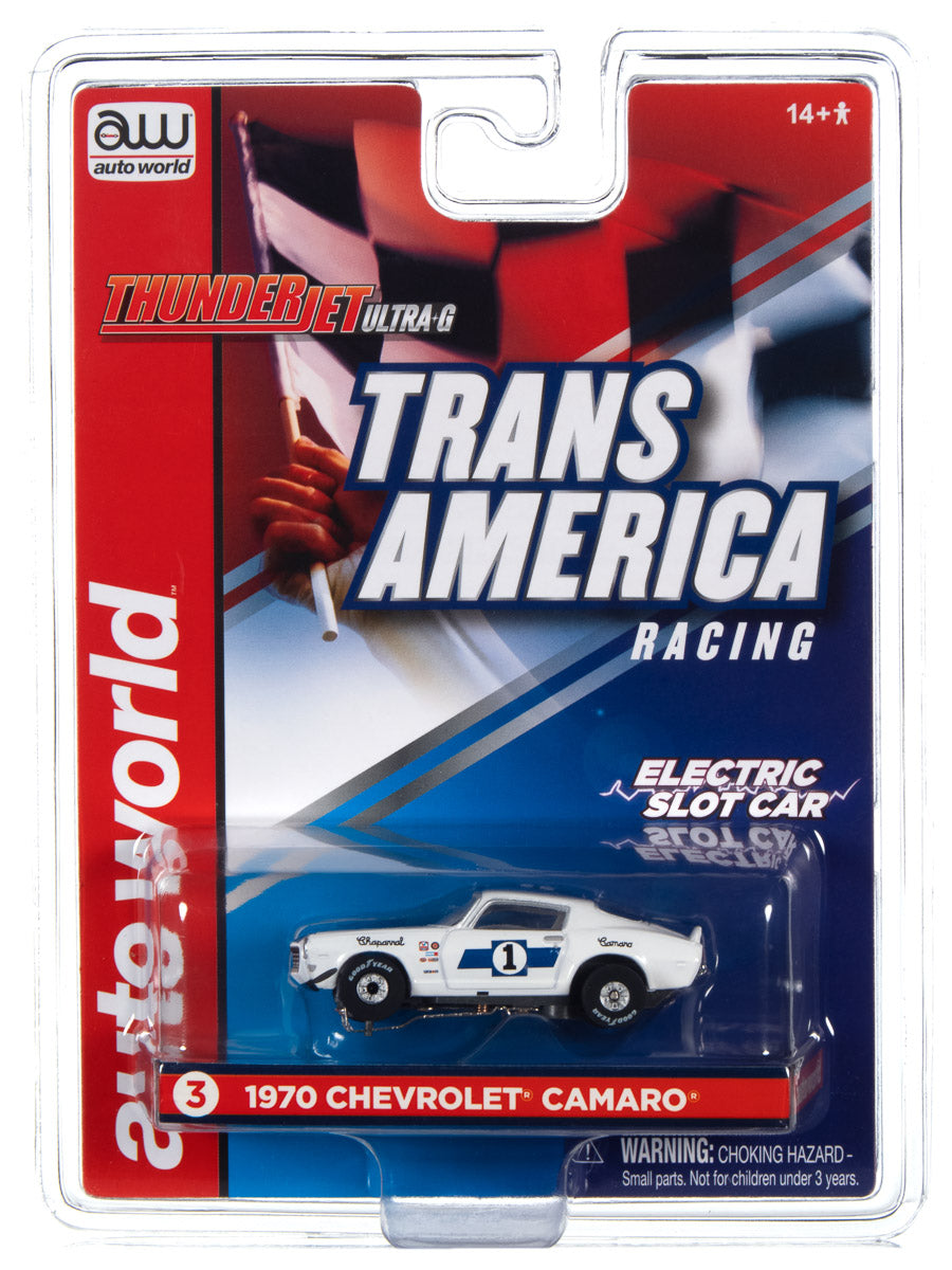 Thunderjet R32 Jim Hall 1970 Chevy Camaro #1 HO Scale Slot Car (RDZSC362CAM70)