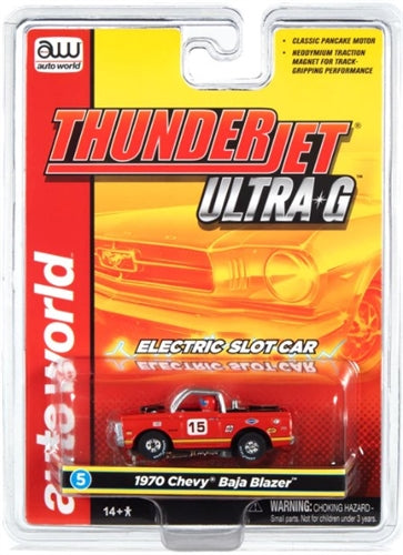 Thunderjet R34 1970 Chevy Baja Blazer, Red HO Slot Car (RDZSC367BLZRED)