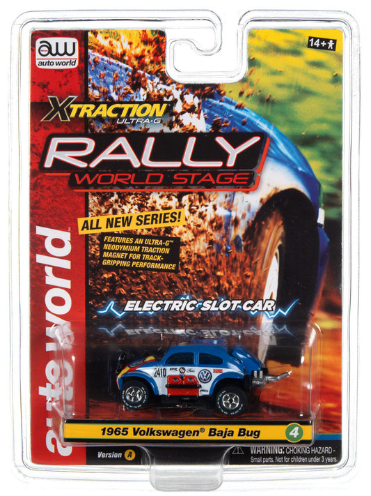 Xtraction Rally 1965 Volkswagen Baja Bug, Blue HO Scale Slot Car (RDZSC380BUGBLU)