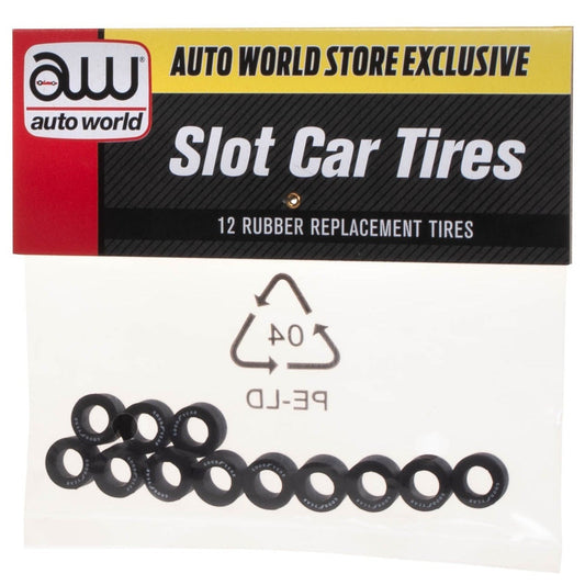 Thunderjet HO Slot Car Front Tires, Goodyear (12) (RDZSCM089)