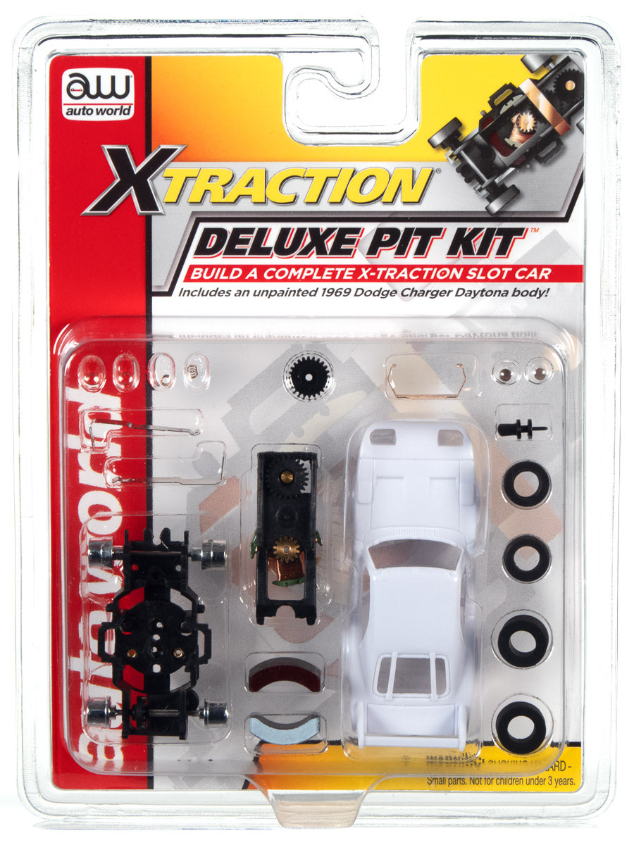 X-Traction Deluxe Pit Kit with 1969 Dodge Daytona Body for HO Slot Car (RDZTRX110)