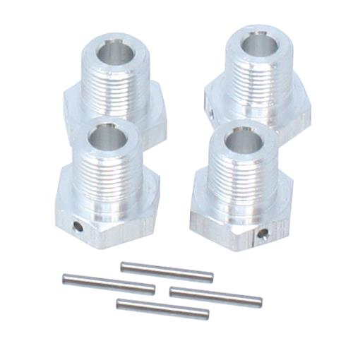 Aluminum Wheel Hubs with Metal Pins (4) (RER09284)