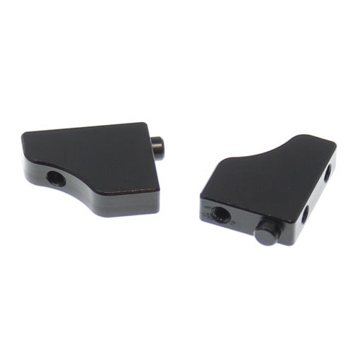 Aluminum Servo Mounts, Black (2) (RER701005)