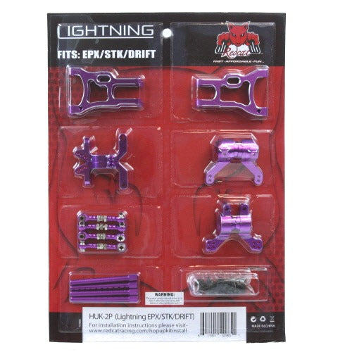 Lightning Pro, Drift, STK Pro Hop-Up Kit, Purple (New Version) (RERHUK2P)