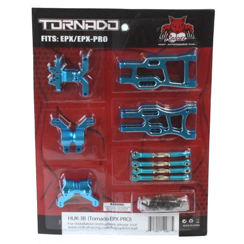 Tornado EPX Pro Hop-Up Kit, Blue (New Version) (RERHUK3B)