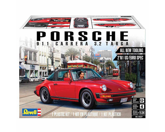 1/24 1984 Porsche 911 Carrera 3.2 Targa Car (2-in-1) Plastic Model Kit (RMX854527)