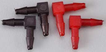 Coupling 'L', 3/32" (4) (ROB219)