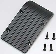 Front or Rear Skid Plate, Black for Traxxas E-Maxx, T-Maxx (RPM80132)