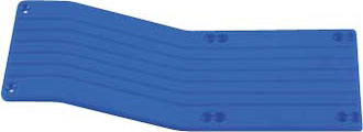 Center Skid Plate, Blue for Traxxas E-Maxx, T-Maxx (RPM80895)