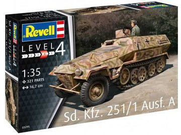 1/35 Sd.Kfz. 251/1 Ausf.A Plastic Model Kit (RVL03295)