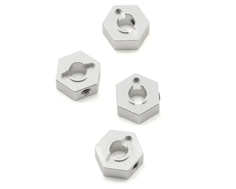 Aluminum Hexes 12mm Silver for Slash 4x4 (4) (STRST1654S)